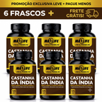 Castanha da Índia Linha Premium MAXLIFE 120 Cápsulas 500mg