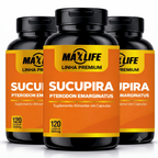 Cúrcuma + Pimenta Preta Linha Premium MAXLIFE 120 Cápsulas 500mg