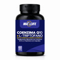 Coenzima Q10 + L-Triptofano - frasco de cápsulas MAXLIFE, Open7