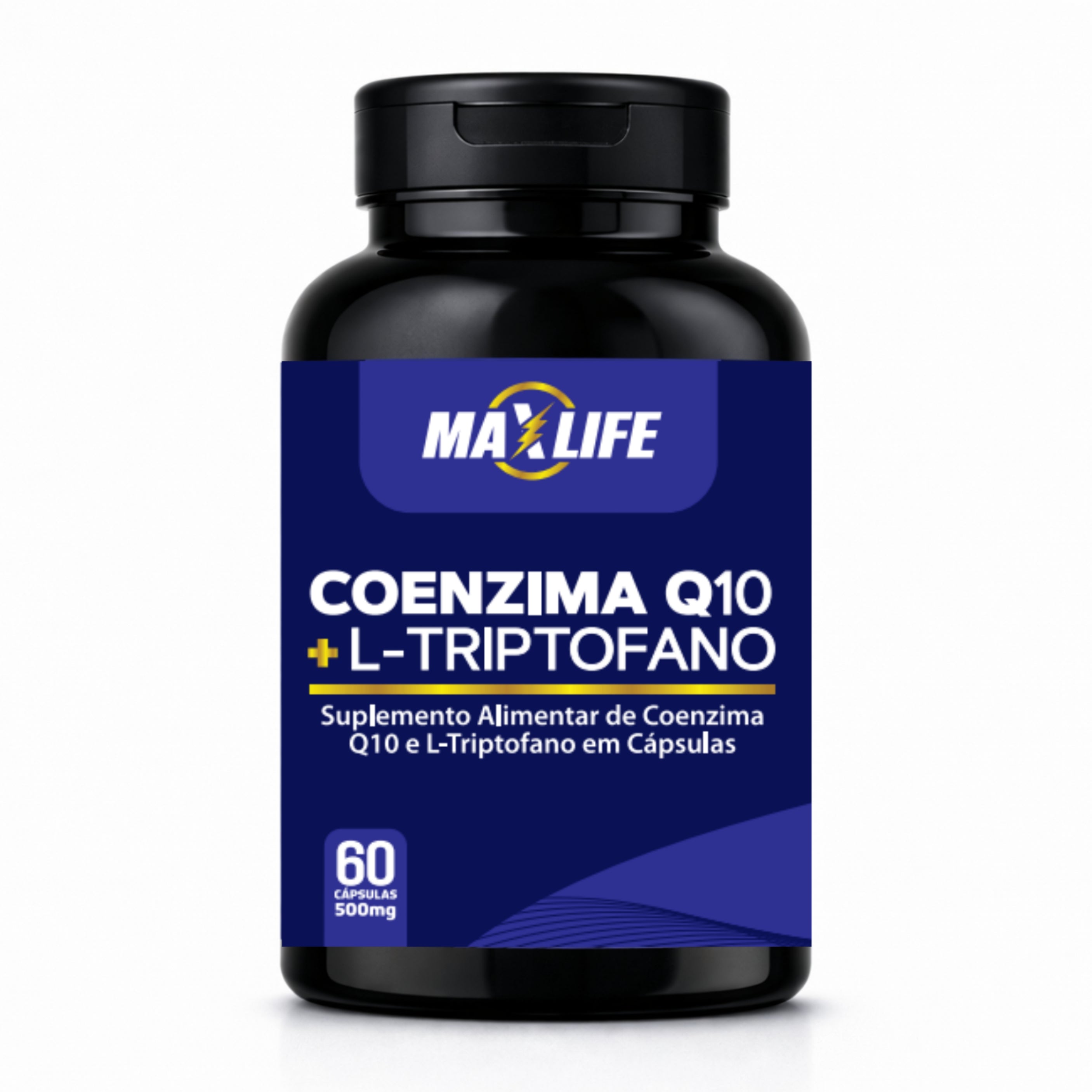 Coenzima Q10 + L-Triptofano MAXLIFE 60 Cápsulas 500mg