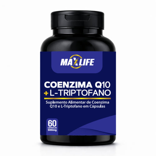 Coenzima Q10 + L-Triptofano MAXLIFE 60 Cápsulas 500mg
