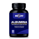 Albumina Proteína da Clara do Ovo MAXLIFE 60 Cápsulas 500mg
