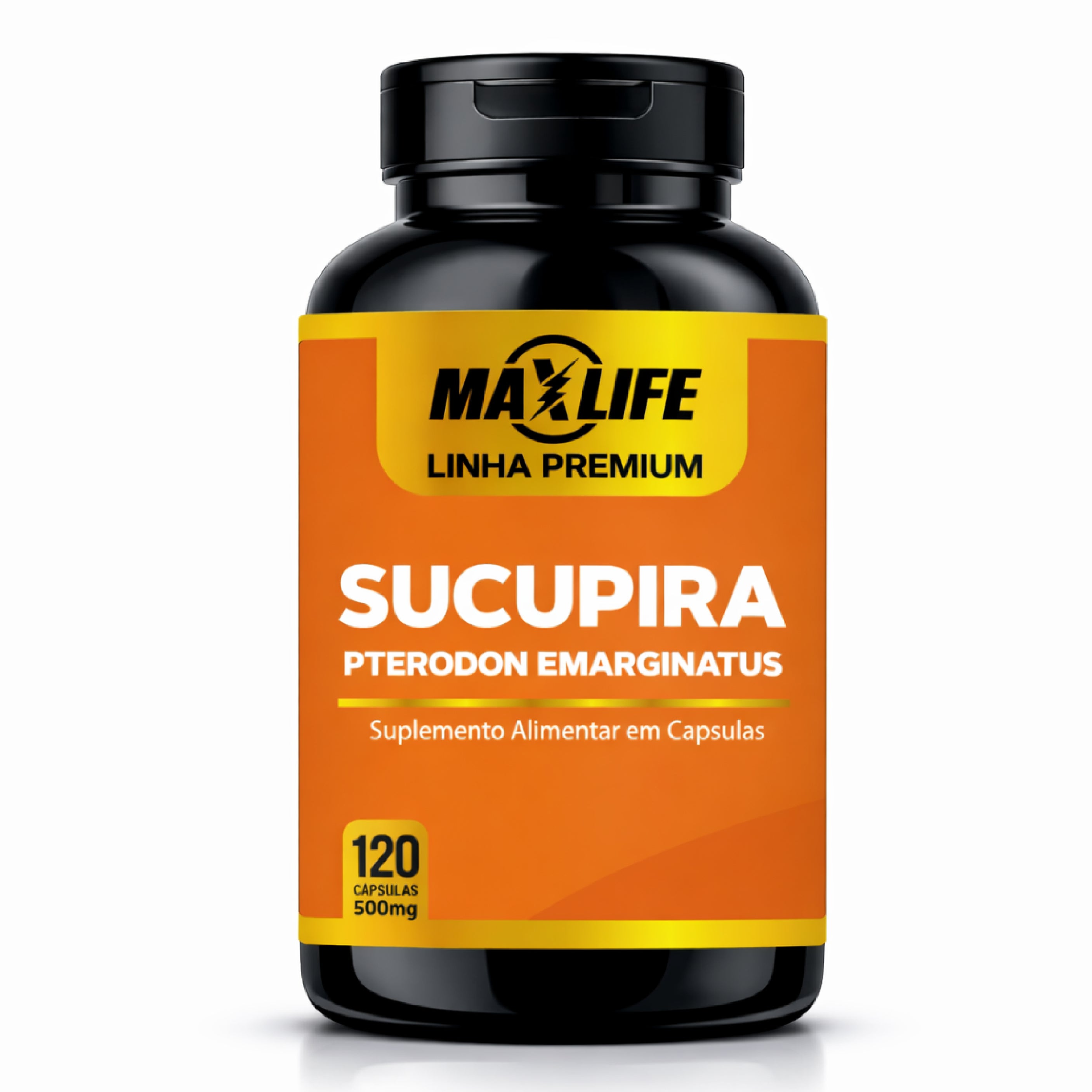 Cúrcuma + Pimenta Preta Linha Premium MAXLIFE 120 Cápsulas 500mg
