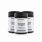 Picolinato de Cromo com 250mcg Dose Máxima- 60 Cápsulas